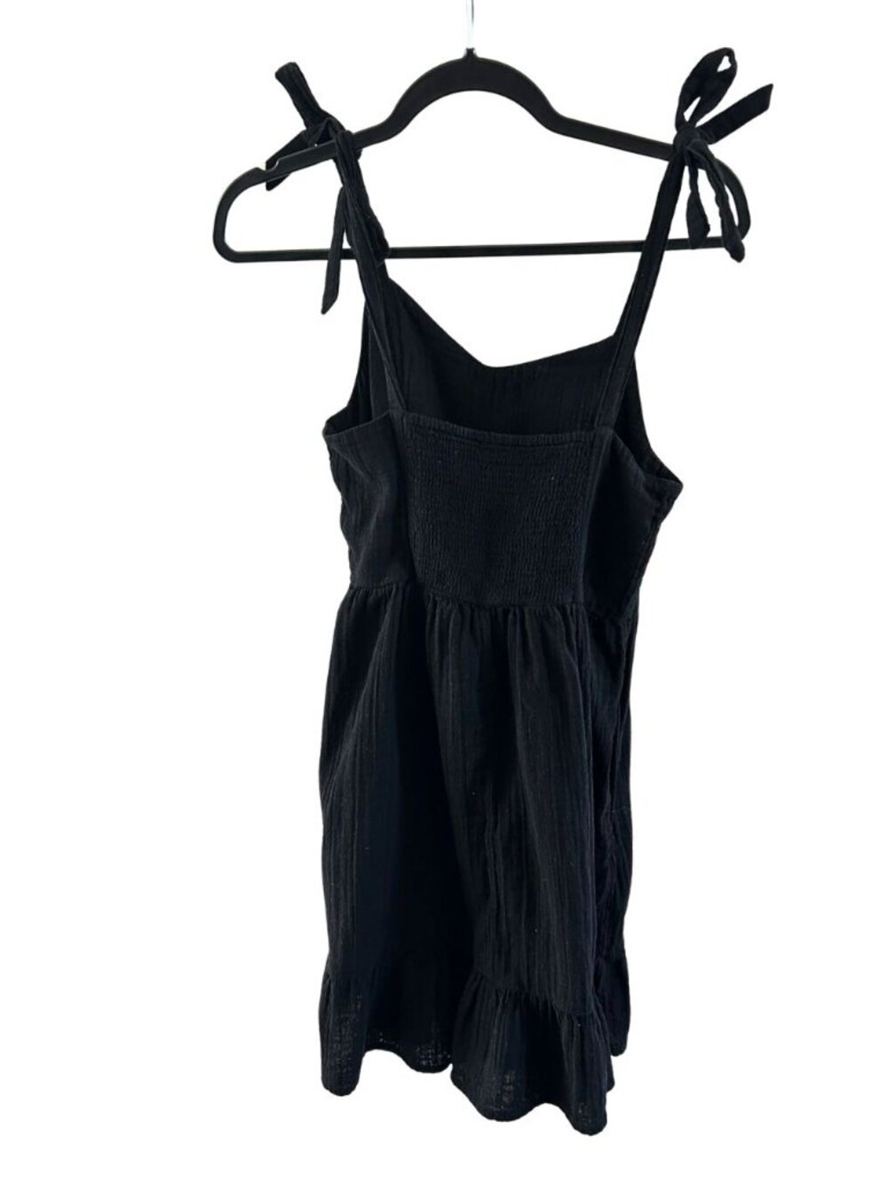 Old Navy 100% Cotton Tie Shoulder Cami Dress Size S